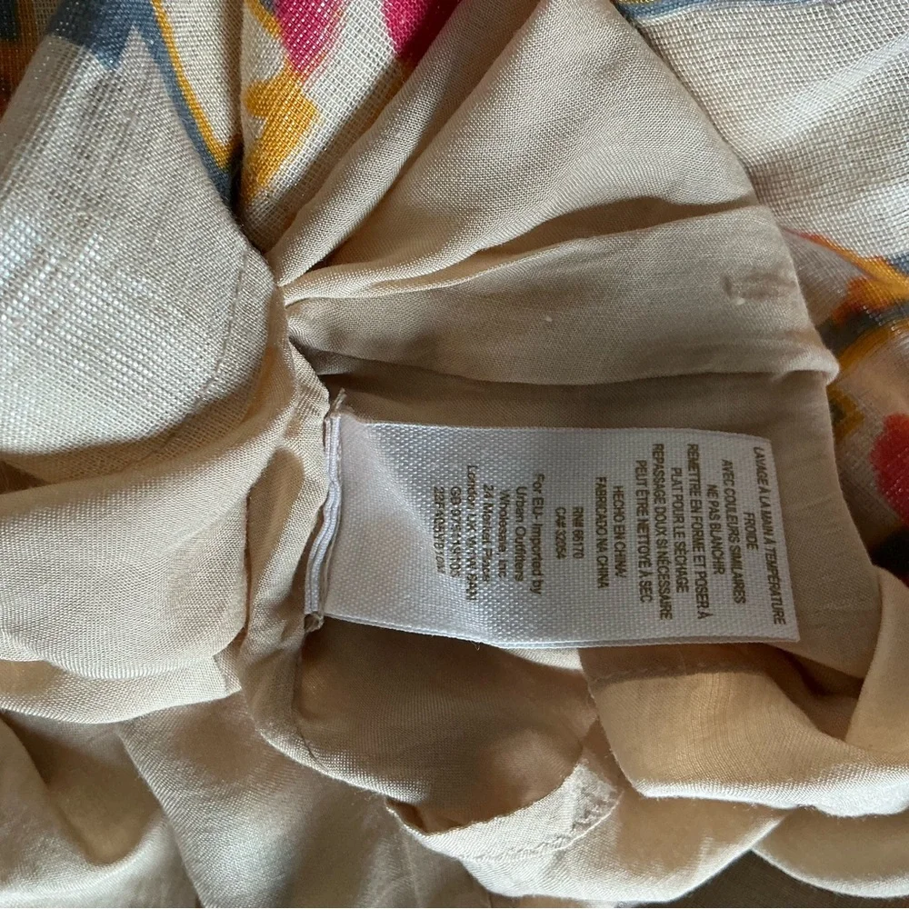 Free People The Big‎ Bang Gold Sheen Tea Combo Mini Dress - Picture 4 of 9